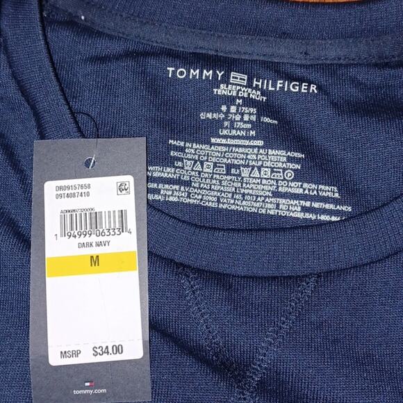 Tommy Hilfiger Dark Navy Sweatshirt SZ:Medium NEW WITH TAGS - Picture 5 of 6
